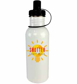 ขวดน้ำอลูมิเนียม Shutter light bulb bottle